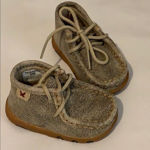 Twisted X kids tan mocs